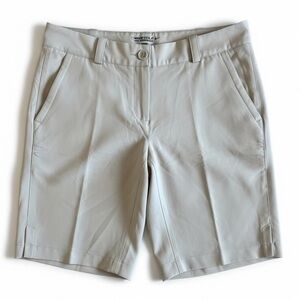 Nike Golf Dri-Fit Tour Performance Flat Front Shorts Vacation Light Stone Gray 8